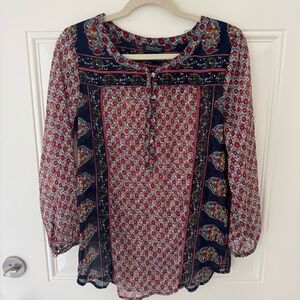 Lucky Brand Tunic Blouse